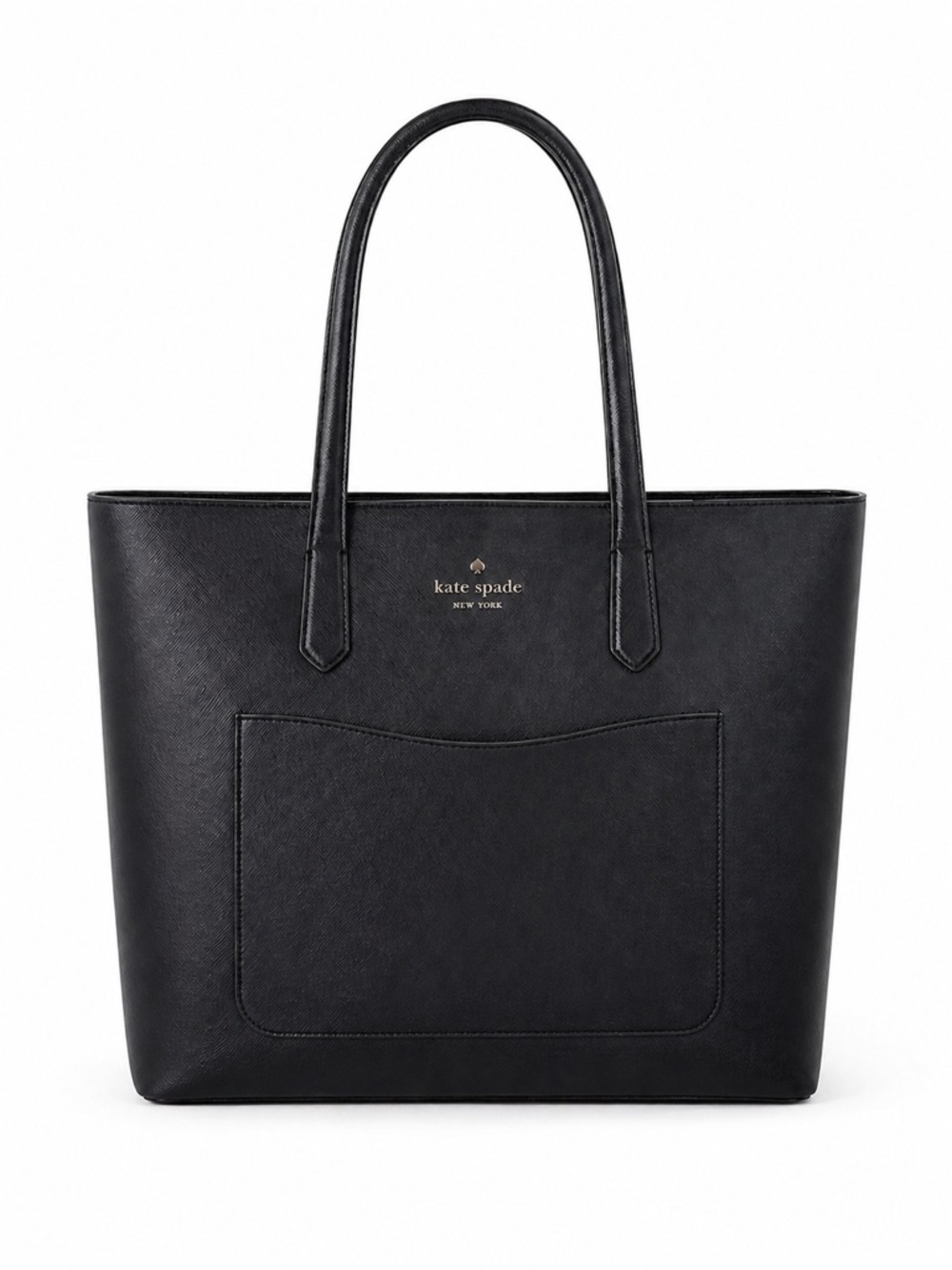 Kate Spade Jana Tote Black Saffiano Leather Shoulder Bag Large Work Bag Flawed